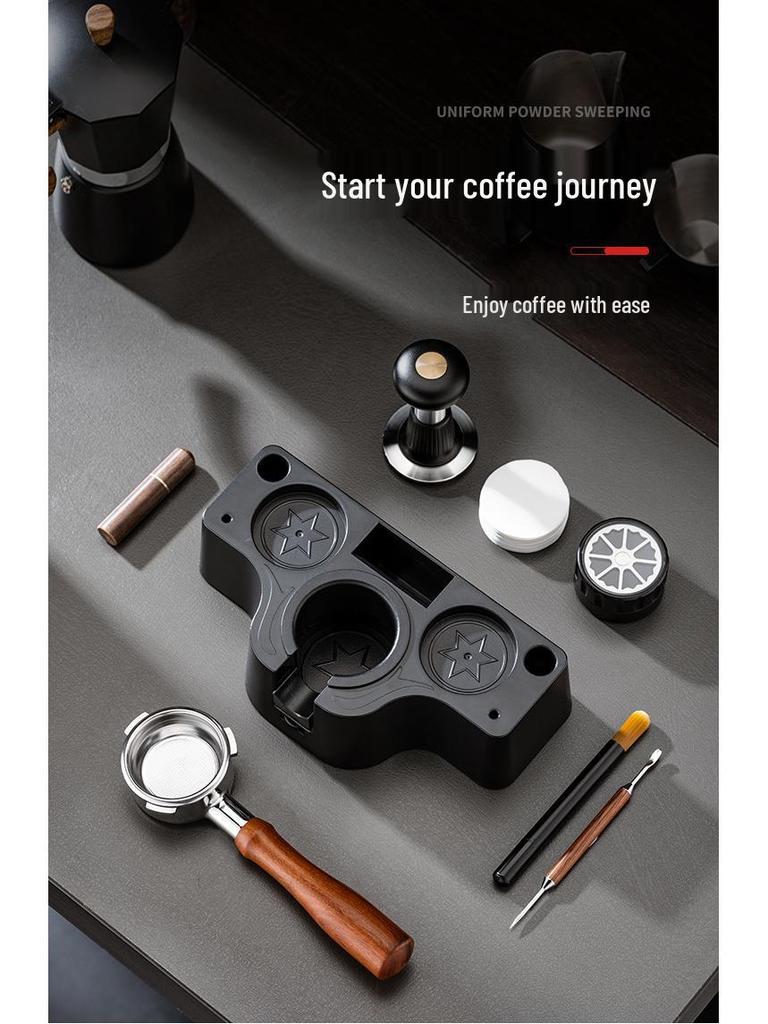 Aufbewahrungsbasis aus Kunststoff für Kaffeetamper & Verteiler – Kompatibel mit 51mm, 53mm, 58mm Maschinen