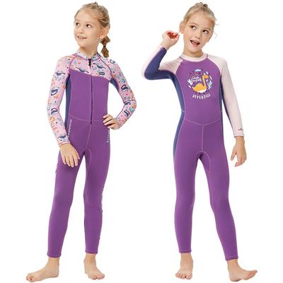 2.5MM Neoprene Kids Wetsuits Children Diving Suits Long Sleeves Boys Girls Surfing One Pieces Swimwears Warm