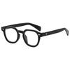 New sunglasses uv anti-ultraviolet women's and men's retro flat glasses round frame European and American sunglasses