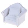 1/12 Dollhouse Miniature White Sofa With Back Cushion Doll House Accessories