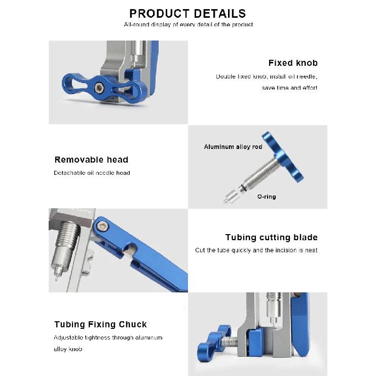 RIDERACE Bicycle Brake Repair Tool Bike Hydraulic Hose Needle Driver Cutter For Shimano SRAM AVID Magura Formula BH90 BH59
