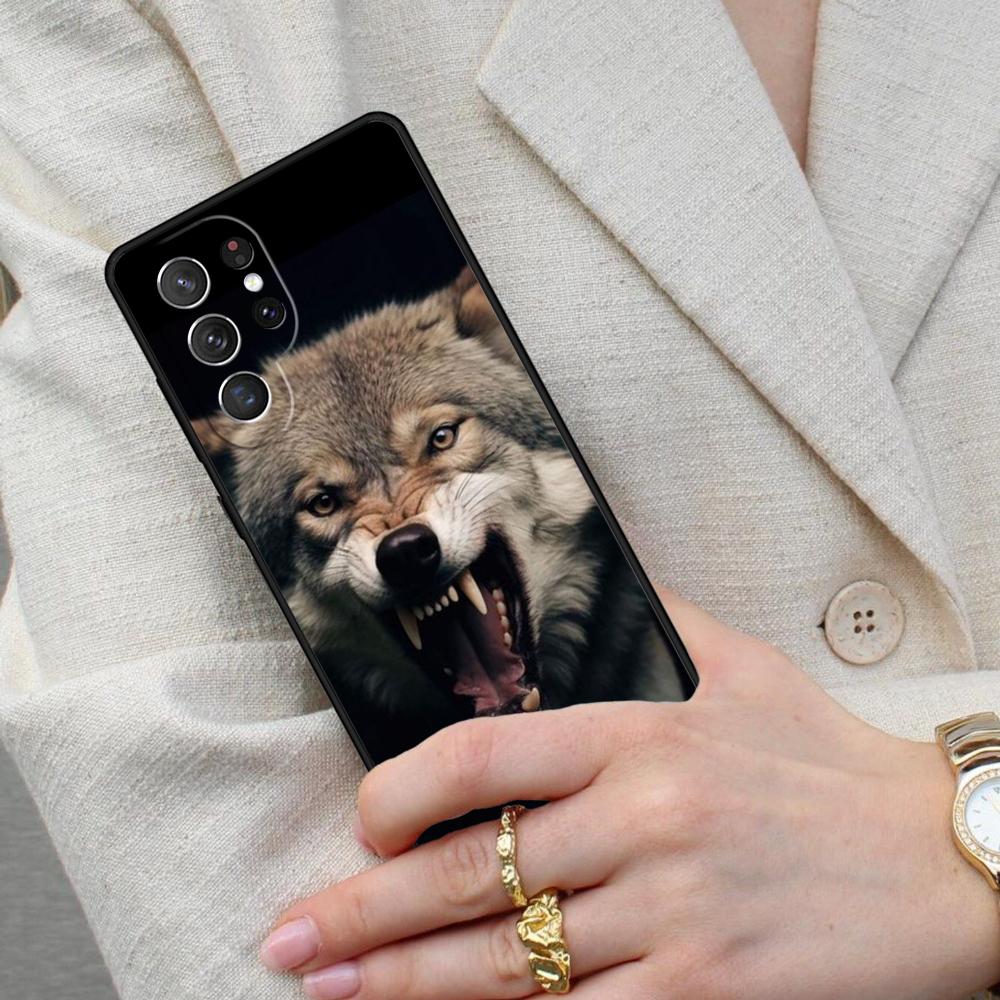Cool Animal Wolf Cell Phone Case for Samsung Galaxy S26 Ultra S25 S24 S23 S22 S21 S20 Note10 Cover