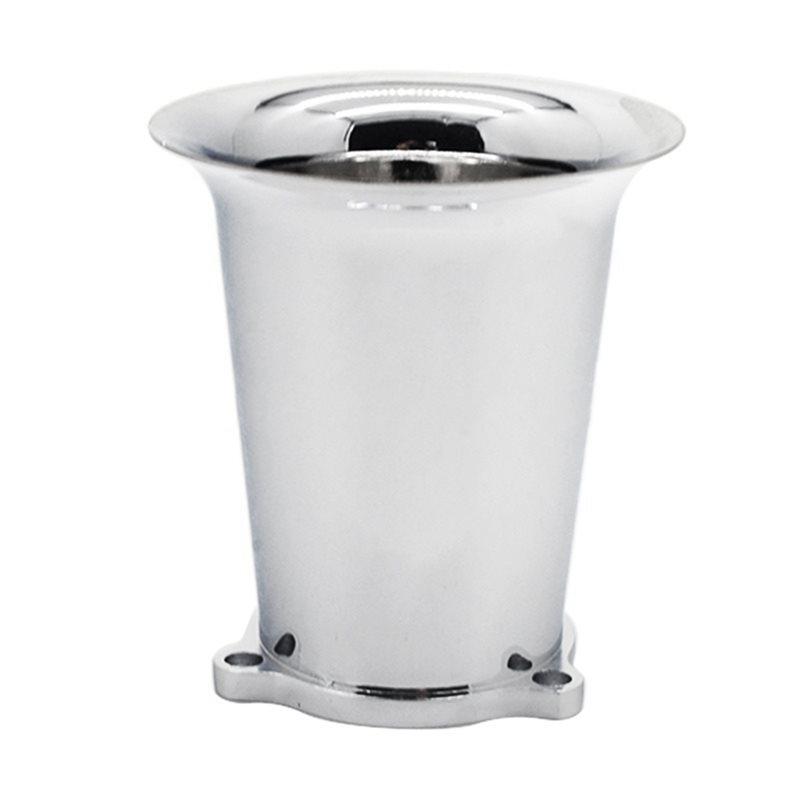 For Chrome Cv Carburetor Air Filter Interface Cup Horn Velocity Stack Billet Aluminum Replacement Part