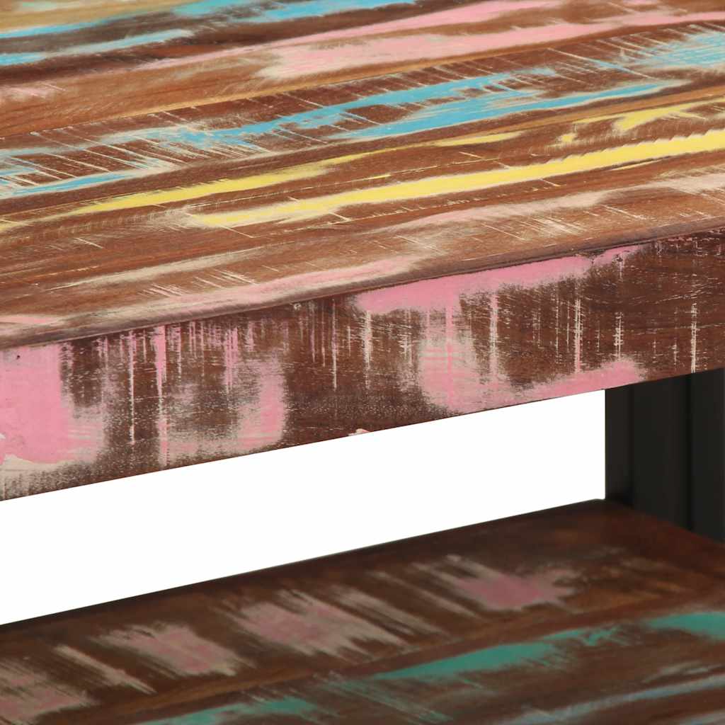 Coffee Table Multicolour 70x50x38 cm Reclaimed Wood Solid Wood