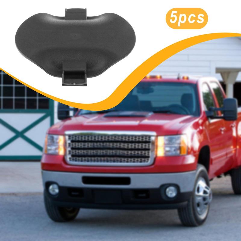 Platform Hitch Cover Black ABS 5th Wheel Mount Cover Automotive Exterior Accessory for GMC Sierra 3500HD -2025