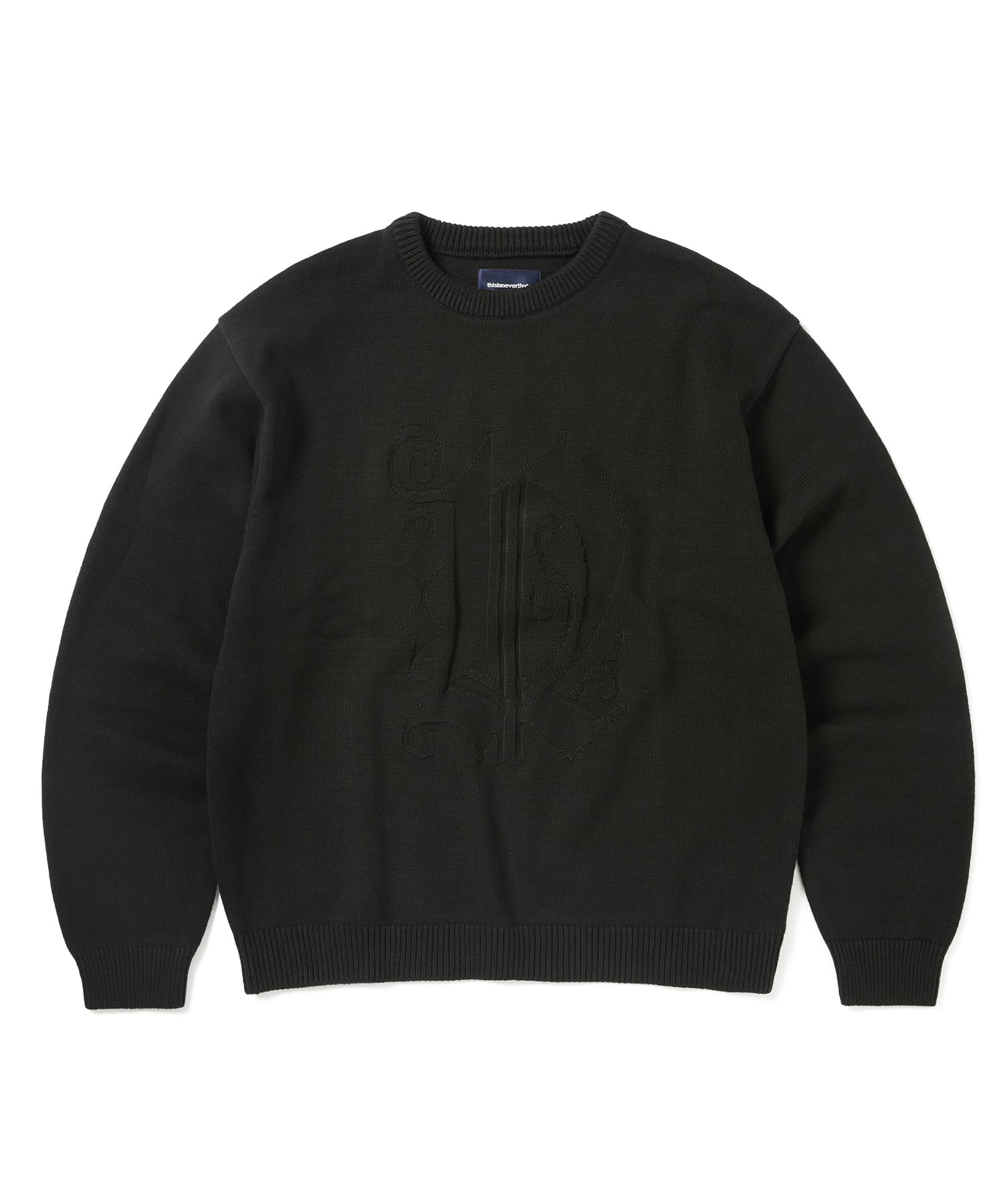 This Is Never That (Fw24) Fortuna N-Logo Sweater Black L