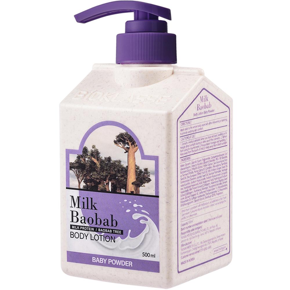 Парфюмированный лосьон для тела MILK BAOBAB, детская присыпка 500 мл 500ml × 1PC