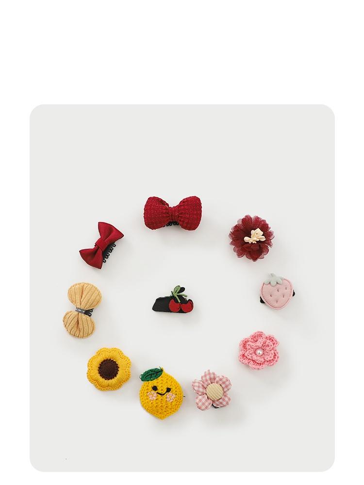 Dog Hair Clips Pet Accories Puppy Forehead Clips Bear Dog Hair Decorations Non-Drop Knot Schnauzer