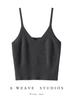 Women's 100% Cashmere V-Neck Knit Camisole – Slim Fit, Fashionable Outerwear in Multiple Colors