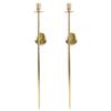 2pcs Wall Mount Candle Holders Decor for Home Modern Vintage Large Candlestick Art for Dining Room Fireplace Living Room Bedroom 25.0in