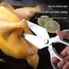Stainless Steel Multi-Functional Kitchen Shears for Chicken, Fish, and More