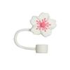 8/10mm Cherry Blossoms Straw Cover Dust-Proof Straw Tips Begonia Flower Straw Topper  Cup 30&40Oz
