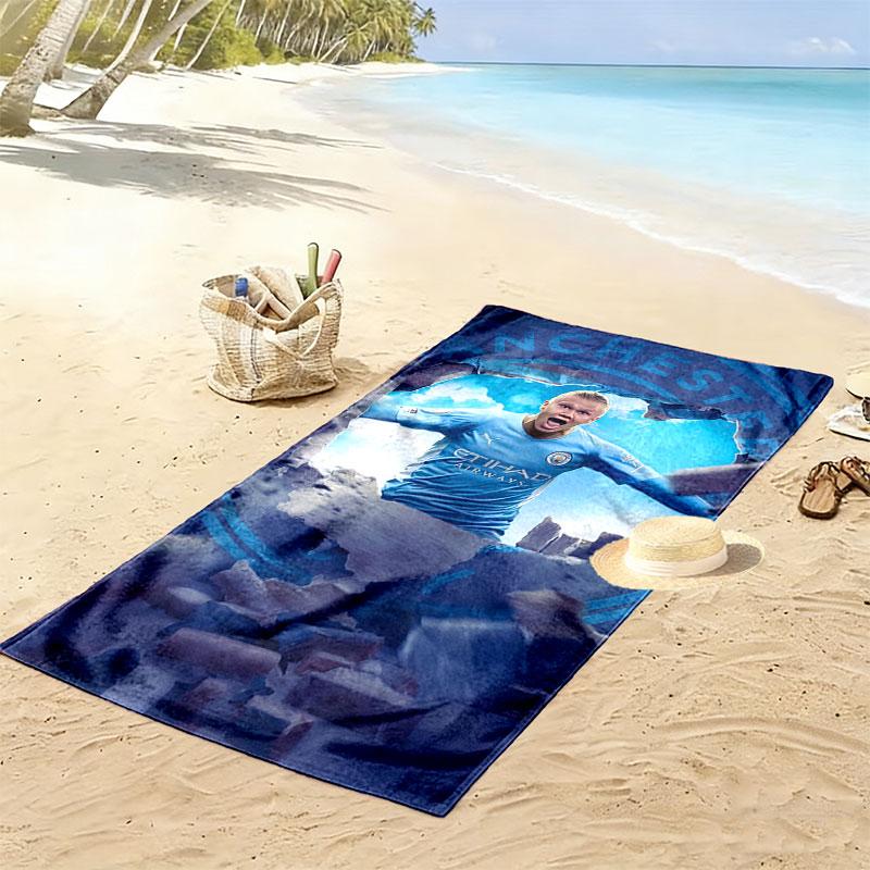 Haaland Dream Print Beach Towel, Large Soft Quick Dry Towel for Beach Camping Swimming