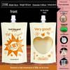 Soy Milk Stand-Up Spout Bag - Reusable, Transparent, Liquid-Safe, Large Diameter Packaging for Soups & Beverages
