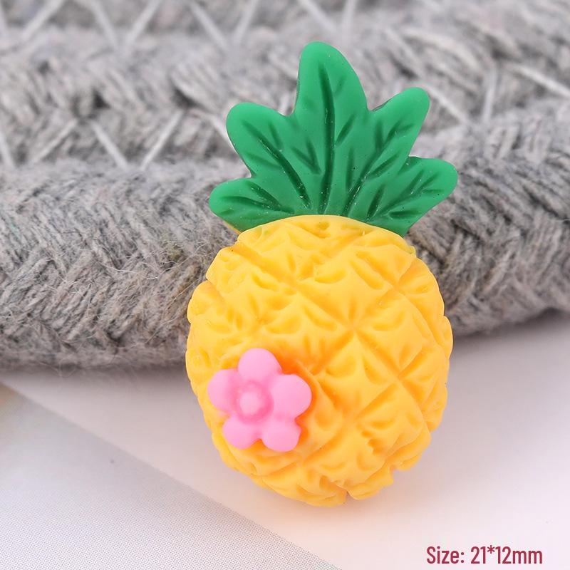 DIY Resin Hair & Phone Accessories: Floral Fruit Hair Clips, Ties, & Ornaments