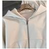 Women's 2-Piece Casual Tracksuit, Zip-up Collar Sweatshirt Elastic Waist Pants Loose Fit Loungewear Set