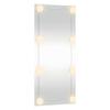 Vidaxl Lustro Ścienne Z Led, 30X80 Cm, Szklane, Prostokątne