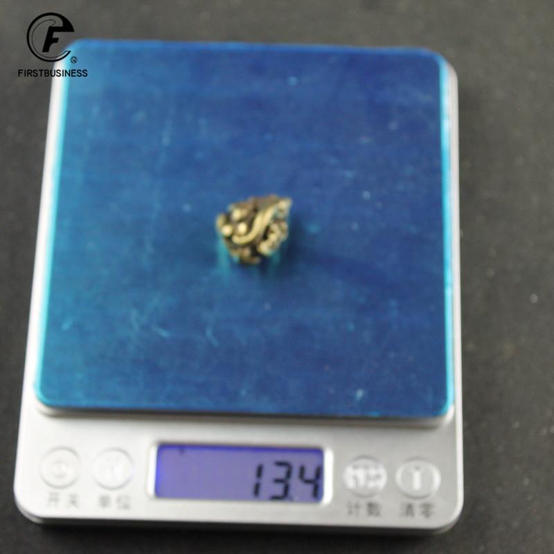 MINI Lord Ganesha Buddhas Statue Elephant God Sculptures Ganesh Figurines Pure Copper Home Garden Buddha Decoration Model Gift