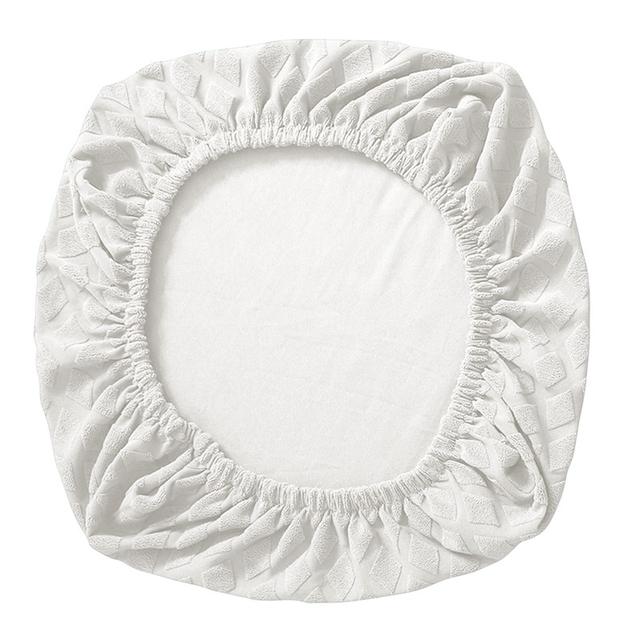 1pcs Elastic Office Chair Covers Jacquard Seat Covers Pineapple Lattice Fleece Slipcover Spandex Chair Cover Computer Protector