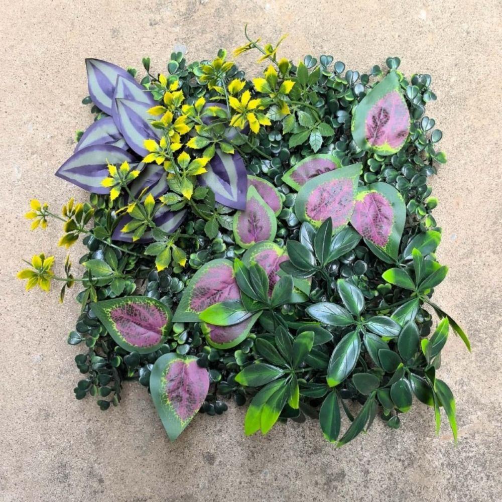 Sunflower Artificial Plant Wall Panel DIY Artificial Fern Grass  Living Room