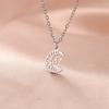 Jeshayuan Small Size 12 Constellations Pendant Necklace For Women Moon Virgo Leo Taurus Gemini Choker Party Lucky Jewelry Gift