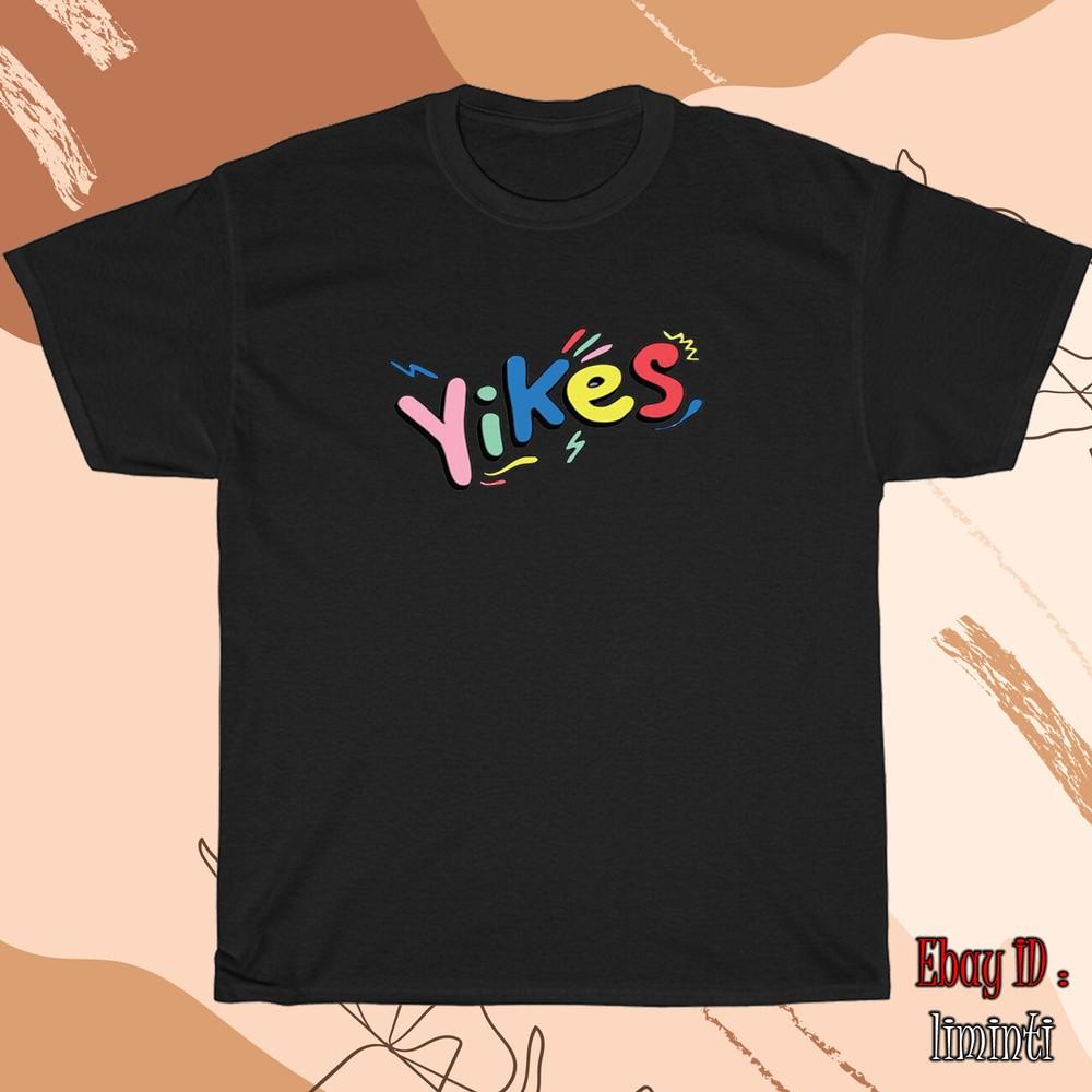 Eddy burback m-erch Yikes Logo Men s Black/White/Na wbr/ vy T-Shirt Shipped from USA Unisex T-Shirt XXL