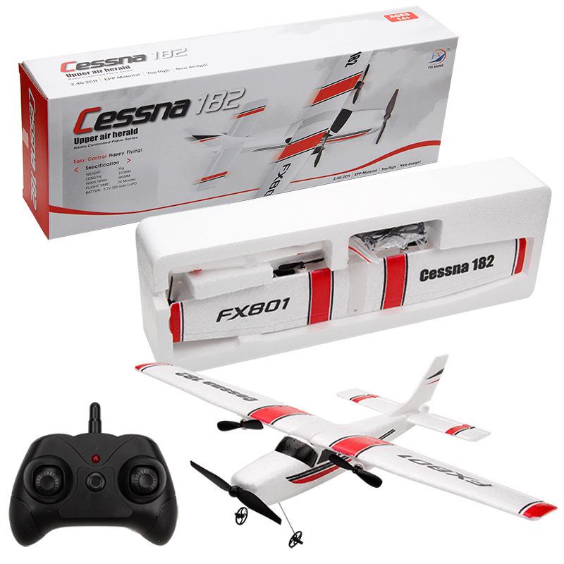 Cross FX801 Cessna Two-Channel Remote Control Foam Glider Airplane Model