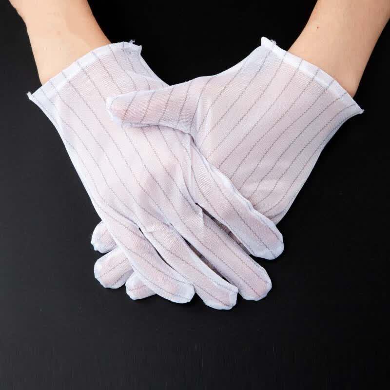 Xingbao Antistatic Striped Work Gloves L белый
