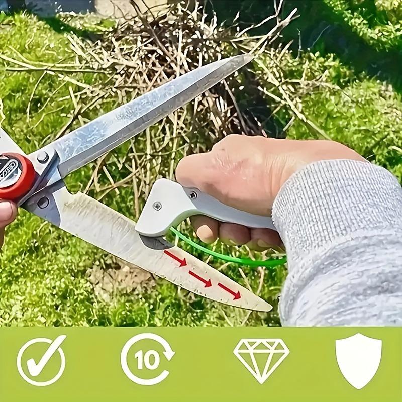 Portatif El Tipi Bıçak Bileme Aleti, Tungsten Çeliği Bahçe Aletleri Bıçak Bileme Cihazı, Metal Manuel Elektriksiz Kenar Bileme Aleti