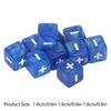 20pcs Plus Minus Sign Dice Set 16mm Math   Calculation Dices for Infant Teaching