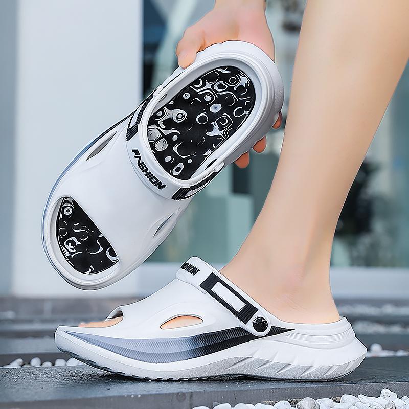 Slippers For Men And Women, Summer Soft Sole Outer Wear, Deodorant Two-Wear Sandals, Men'S Non-Slip Beach Sandals