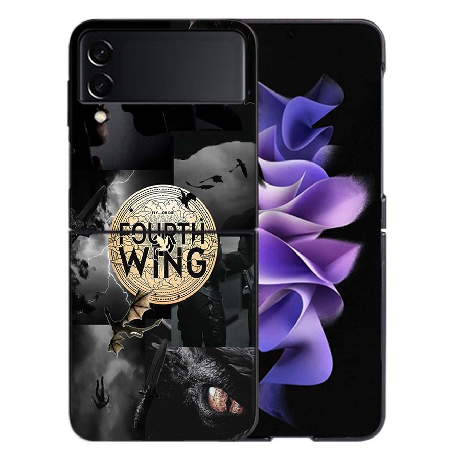 F-Fourth W-Wing Dragon Coque For Samsung Z Flip7 6 Galaxy Case Shockproof Z Flip5 Z Flip3 4 5G Hard Cover Phone TPU PC Hard Fun
