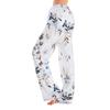 Womens Pajama Pants Sleepwear Casual Drawstring Elastic Waist Pants Comfy Straight Yoga Loose Trousers