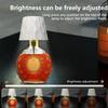 Wireless Bottle Led Table Lamp Touch Control of 3 Colors Stepless Dimming Night Lamp Suitable Bar Deco Rechargeable Desk Lights