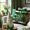 St. St. Patrick's Day Kissenbezug Leinen Druck Zuhause Kissenbezug Wohnzimmer Sofa Schlafzimmer Kissenbezug
