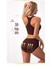 Plus Size Women's Sports Yoga Bra & Brief Set - Sexy, Wireless, Beautiful Back Design