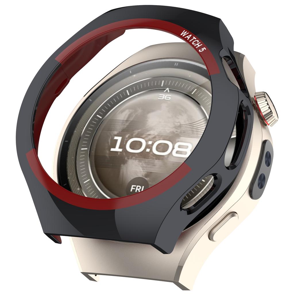 For Huawei Watch 5 42/46mm Hard PC Case Glass Bumper Shell Full Cover Space exploration Screen Protector Smartwatch Accessories