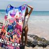 Game Deltarunes Anime Beach Swimming Towel Soft Absorbent Washcloth Children's Gifts for Kids Travel Camping Gym