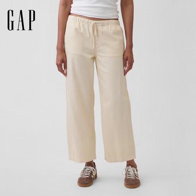 Women's 2026 Spring Cotton Lyocell Blend Loose Straight Cropped Jeans