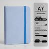 Mini A7 Pocket Diary: Compact Waterproof Leather Notebook
