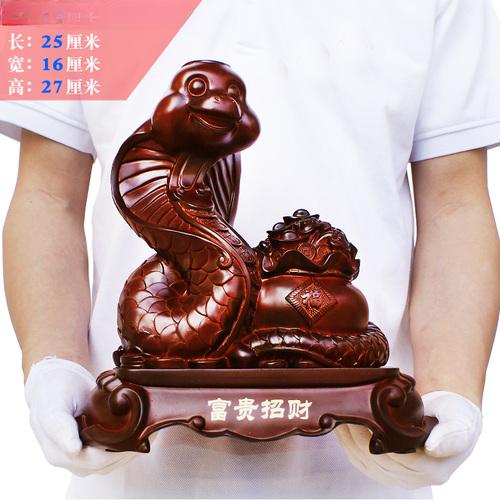 Moderne minimalistische Harz Glück Tierkreis Schlange Dekorationen Geburtstagsgeschenke Maskottchen goldene Schlange Dekorationen Künstliches Tier