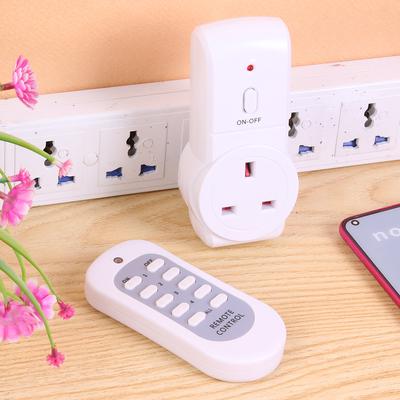 UK Zástrčka Klasické Barvy a Jednoduchý Odolný Design Domácí Zásuvka Vypínač Zásuvka Bezdrátové Dálkové Ovládání