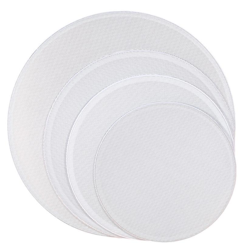 4/5/6.5/8inch Ceiling Speakers Cover Decorative Round Metal Net Mesh Grille Ceiling Speakers Grill Holder Mouting Base