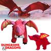 Short Pile Red Dragon Plush Toy A Must-have For D&d Enthusiasts