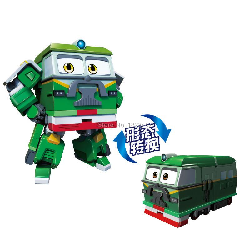 ABS Mini China High-Speed Railway Super Train Robot Transformation Toy Deformation Car Action Figure CHSR Toys for Kids Gift