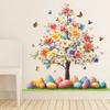 Flower Decorations, Tree Ornaments and Egg-shaped Wall Stickers for The Children's Room In The Living Room.