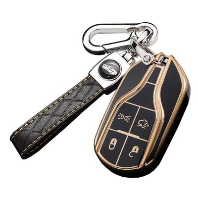 SANRILY Smart Key Case, Key Holder, Key Cover, Key Protection, For Maserati, Ghibli, Levante,
