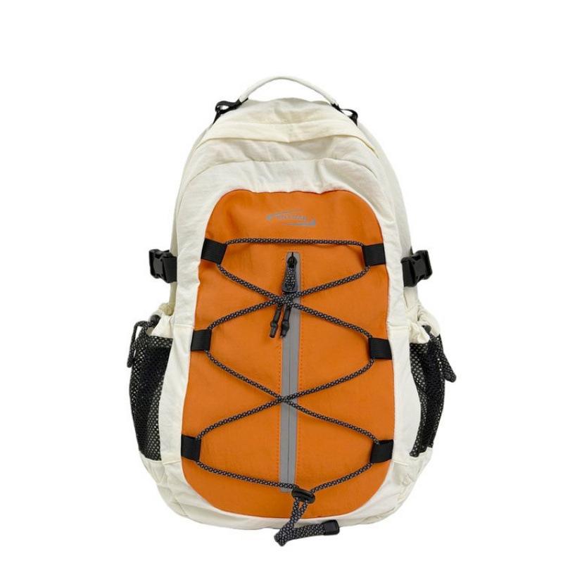 Schoolbag Outdoor Mountaineering Backpack Large Capacity Color Matching Student School Bag Men's and Women's Commuter Sports Travel Backpack