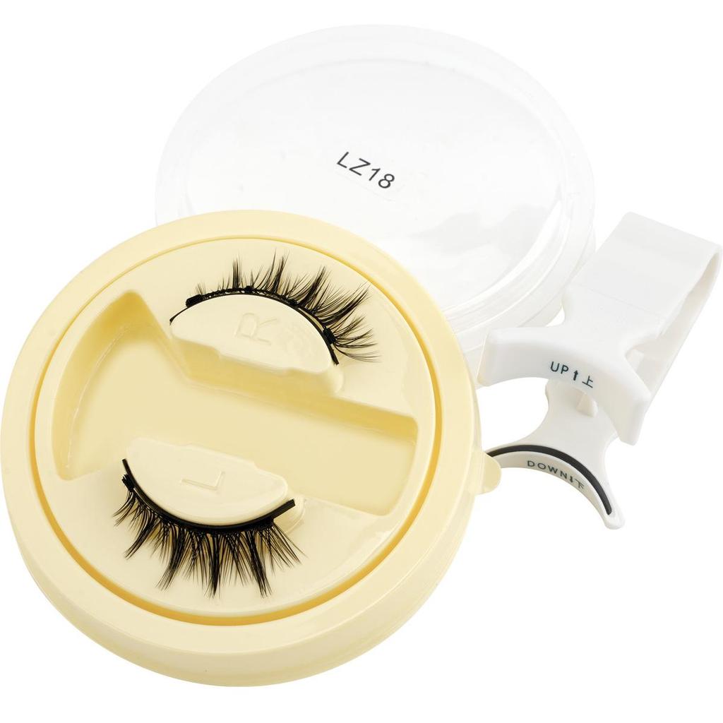 Reusable Magnetic Cat Eye False Eyelashes: Cross Design, Waterproof, No Glue Needed