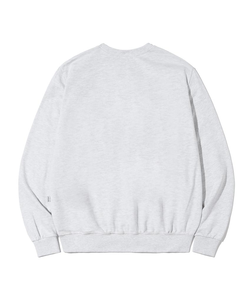 ESCAPEFROM Milky Way Print Sweatshirt White Melange